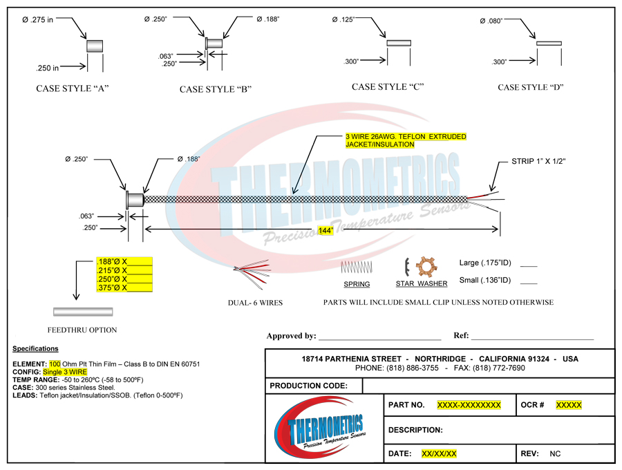 Bearing RTD Sensor Template